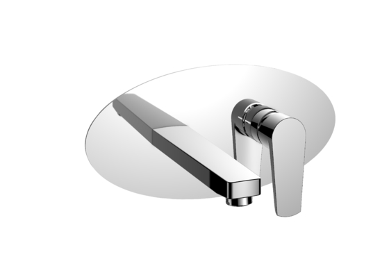 310mm de Lengtemuur zette de Kranen van de Douchemixer op