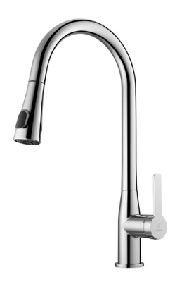 Keuken Eengreeps Spoelbak Mengkraan Met Uittrekbare Dubbele Spoelspray