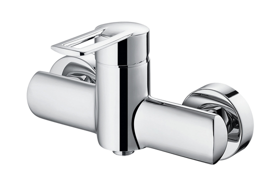 Ergonomische douchemengkraan met 1 handgreep Volledig messing lichaam Warm en koud water