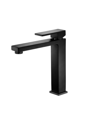 Deck Mount Matzwarte Schip Wastafel Kraan Tall Body Toilet Water Kraan