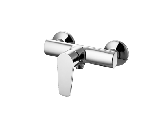 Chroomafwerking In Muur Douche Mengkraan Een Stuk Lichaam Voor Badkamer