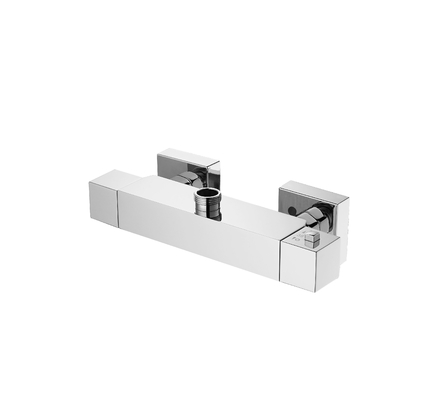 Rust Proof Hotel Vierkante Thermostatische Kraan Douche Thermostatische Kranen 2 Handvat