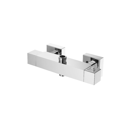 Veiligheidsknop Chrome Thermostatische badkraan Antirust OEM beschikbaar