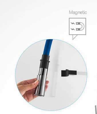 2 Spray Mode Magnetische Docking Keukenkraan Siliconen Slang 360 Draaien Keukenkraan