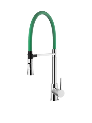 Chrome Green Single Hole Magnetische Pull Down Keukenkraan Keuken Water Mengkraan