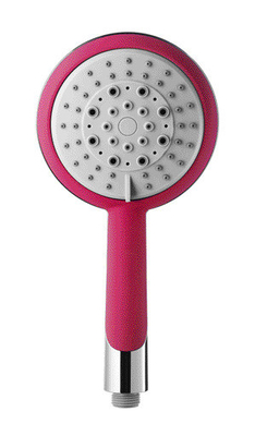 Romantische roze hoge beplating badkamer handdouche 5 sproeistanden