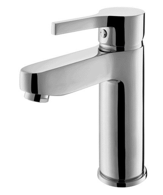 Moderne Messing Badkamer Wastafel Kraan Koud/Warm Water 40mm cartridge