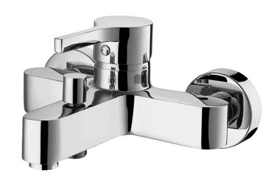 40mm Keramische Patroon Warm Koud Water Bad Mengkranen Twee Uitloop Enkele Handgreep