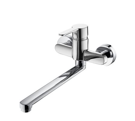 291 mm lengte wandmontage gootsteen kraan Zink hendel keuken draaibare kraan