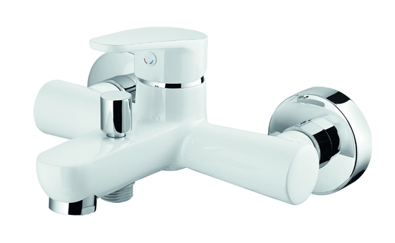 G 1/2 Inch Twee Outlet Eengreeps Badmengkranen Bad Douche Kraan