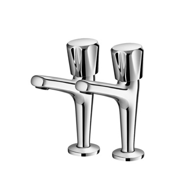 Basin Lever Wasbak kranen Badkamer Keuken Chroomgeplatte 2 paar Warm-Kalte Set Mixer Tapes