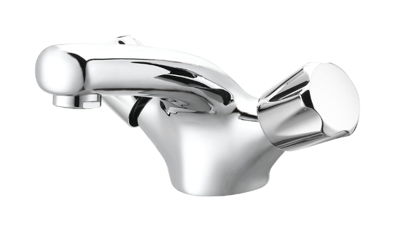Dual Lever Basin Badkamer Wasbak Mixer kranen Chroom Warm En Koud Kraan Solid Messing Valve Body
