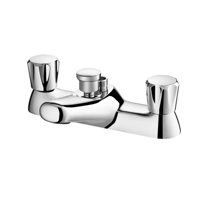 Bad kraan met douche bad douche vuller mixer kraan dubbel hefboom chroom massief messing met douche hand