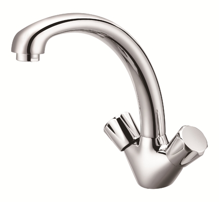Chrome badkamer wasbak wasbak mixer kraan afval vast messing gemakkelijk schoon traditioneel ontwerp
