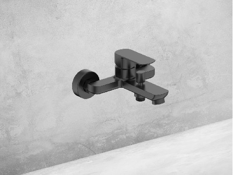 Sink tap enkel handvat kraan Wand gemonteerd douche en bad kraan Duurzame kraan