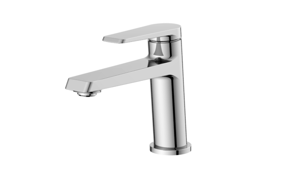 Contemporary Brass Body Wash Basin kraan gepolijst met keramische klepkern